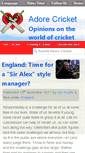 Mobile Screenshot of adorecricket.com